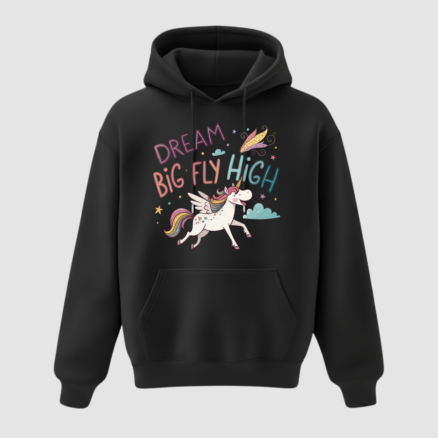 Hoodie Oversize Premium Kadın Siyah